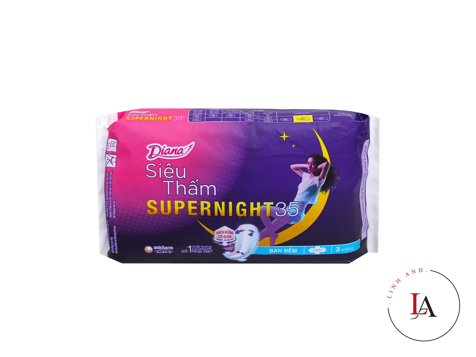 Băng vệ sinh Diana Super Night 35cm